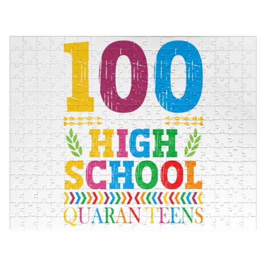 100 Days Of High School Quaran-teens Masked Jigsaw Puzzles
