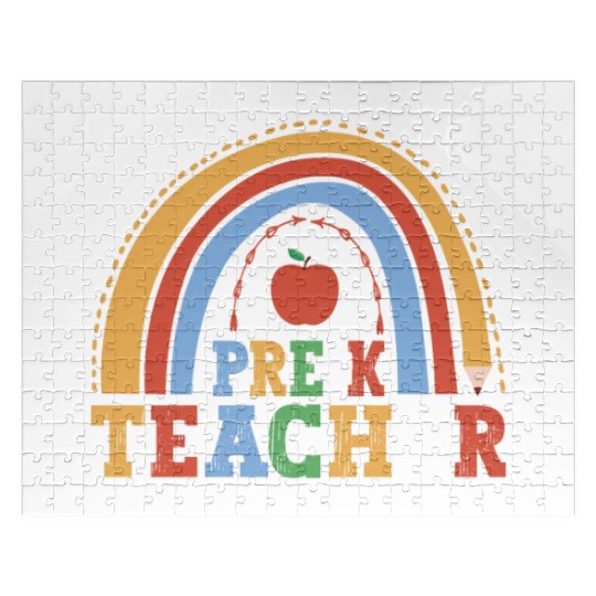 Pre-K Teacher 100th Day Of School Education Jigsaw Puzzles