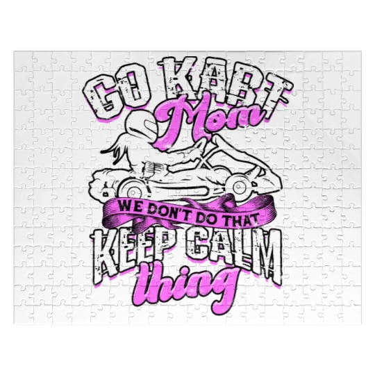 Go Kart Racer Pit Crew Car Racing Karting Jigsaw Puzzles
