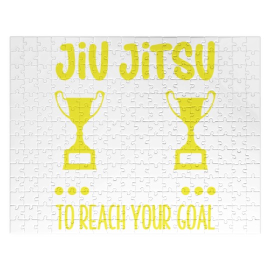 Jiu jitsu never give up jujutsu martial arts mma Jigsaw Puzzles