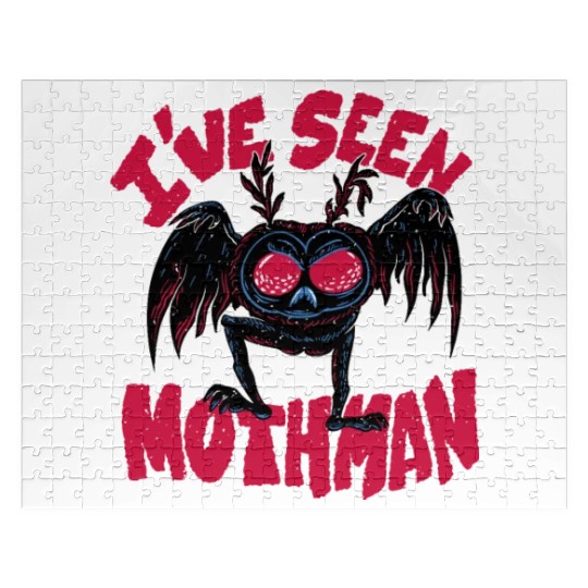 I have seen mothman I have seen mothman inspiratio Jigsaw Puzzles