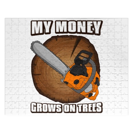 chainsaw Lumberjack Jigsaw Puzzles