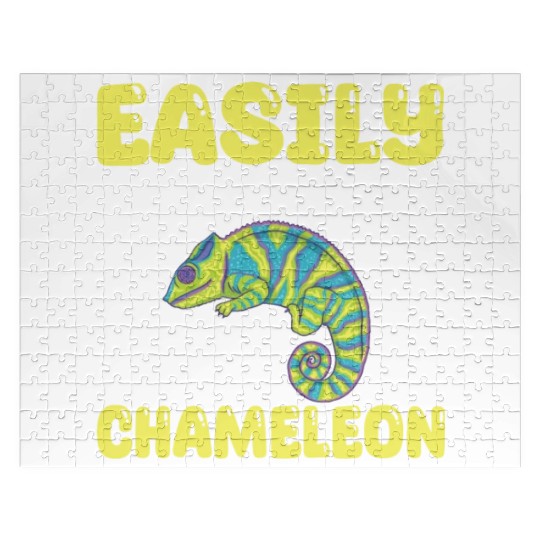 Funny Chameleon Lover Quote Jigsaw Puzzles