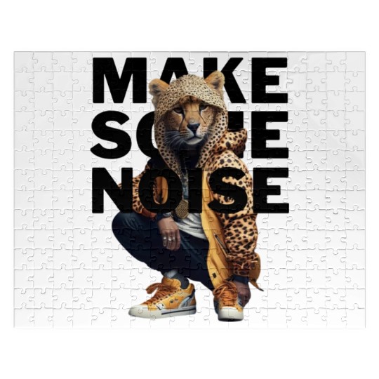 Jigsaw Puzzles Make Some Noise Music Urban Animal Cheetah