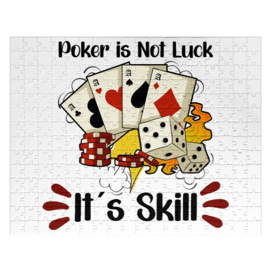 Poker Casino Poker Player Gambling Roulette Gift Jigsaw Puzzles