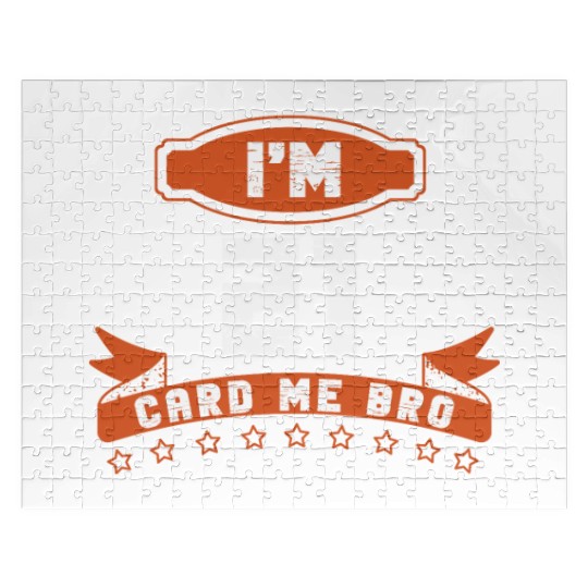 I'm 21 Card Me Bro 21 Years Old 21st Birthday Jigsaw Puzzles