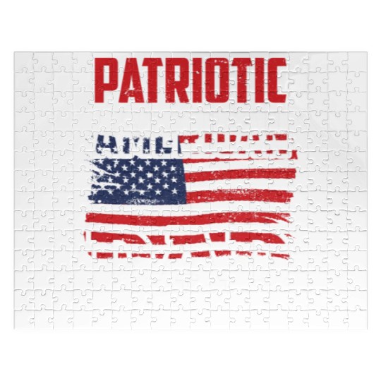 Patriotic American Dad Patriot US USA Jigsaw Puzzles