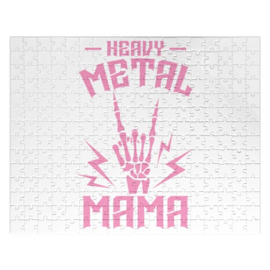 Heavy Metal Mom Music Band Genre Jigsaw Puzzles