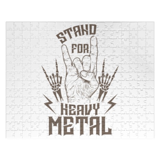 Stand for Heavy Metal Music Band Genre Jigsaw Puzzles