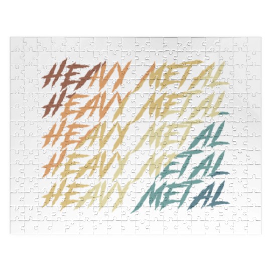 Heavy Metal Headbanging Band Genre Jigsaw Puzzles