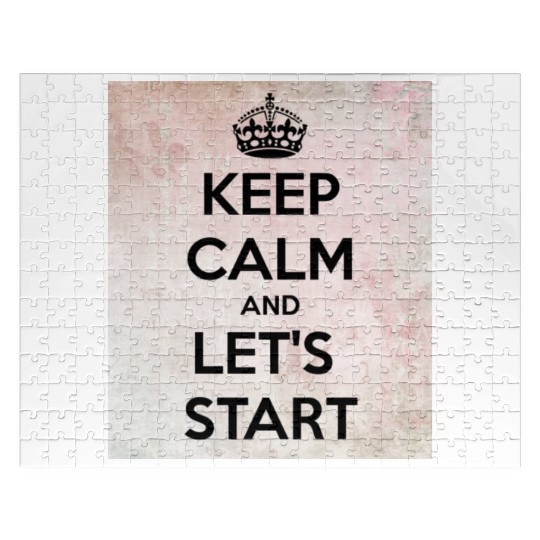 Keep Calm and let's start Jigsaw Puzzles