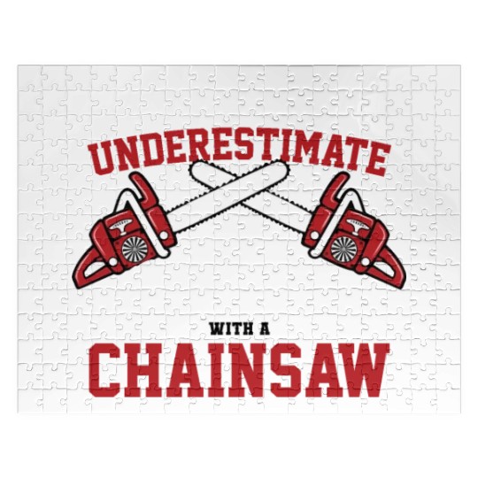 Classic Logger Lumberjack Chainsaw Workers Gifts Jigsaw Puzzles