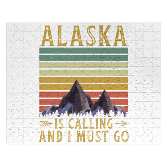 Alaska Jigsaw Puzzles Men's Women Children USA North Pole