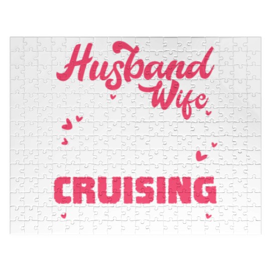Husband And Wife Cruising Partners For Life Jigsaw Puzzles