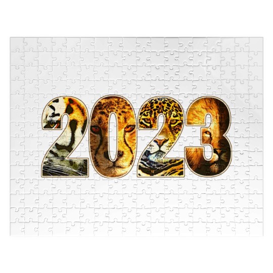 2023 WILD CAT DESIGN TIGER, CHEETAH, JAGUAR, LION Jigsaw Puzzles