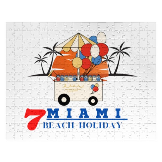 MIAMI BEACH HOLIDAY Jigsaw Puzzles