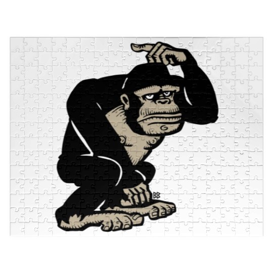 Bobby Black Gorilla Jigsaw Puzzles