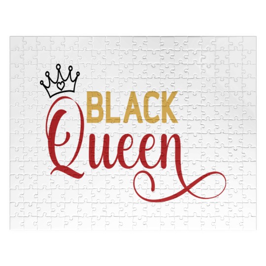 Black queen Jigsaw Puzzles