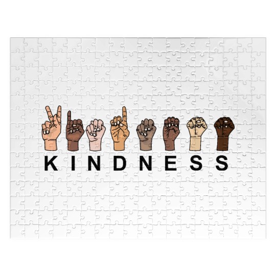 KINDNESS in Sign Language Jigsaw Puzzles