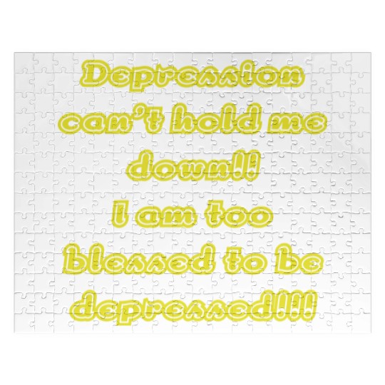 Depression can t hold me Jigsaw Puzzles