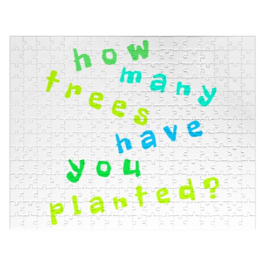 Tree Quote. Nature Environment Jigsaw Puzzles