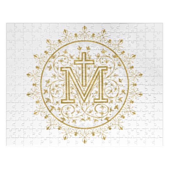 Hail Mary Catholic Our Lady Holy Blessed Maria Jigsaw Puzzles