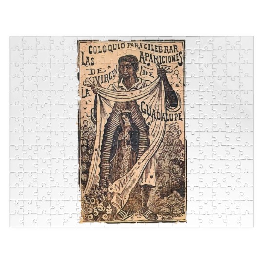 St Juan Diego Our Lady of Guadalupe Vintage Mary C Jigsaw Puzzles