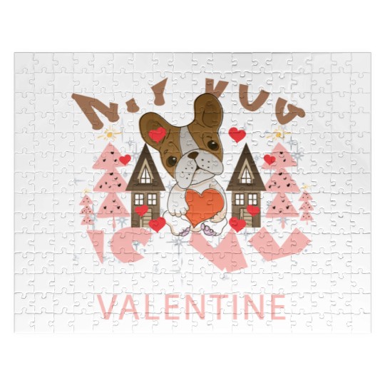 My Dog Is My Valentine Jigsaw Puzzles