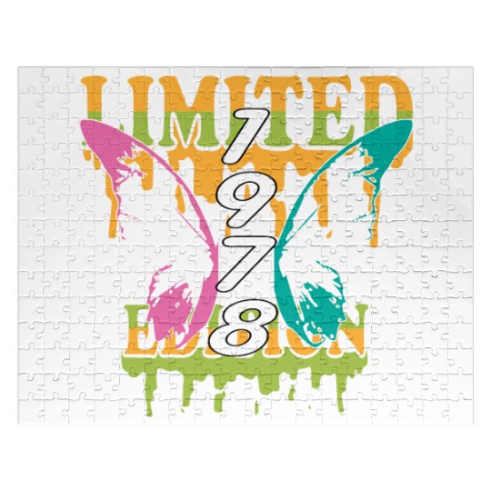 1978 Born Limited Edition Butterfly Gift Jigsaw Puzzles