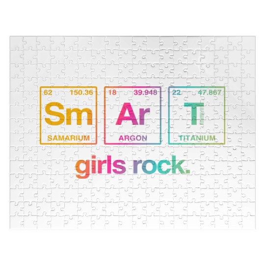 SMART GIRLS ROCK - Elements Periodic Table Jigsaw Puzzles