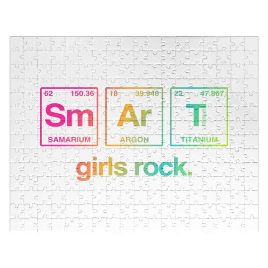 SMART GIRLS ROCK - Elements Periodic Table Jigsaw Puzzles