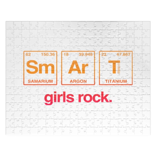 SMART GIRLS ROCK - Elements Periodic Table Jigsaw Puzzles