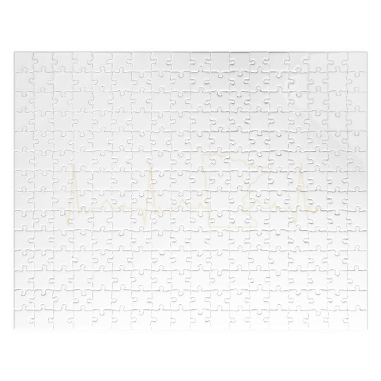Minnesota State USA. Heart. Love. EKG. Pulse. Jigsaw Puzzles
