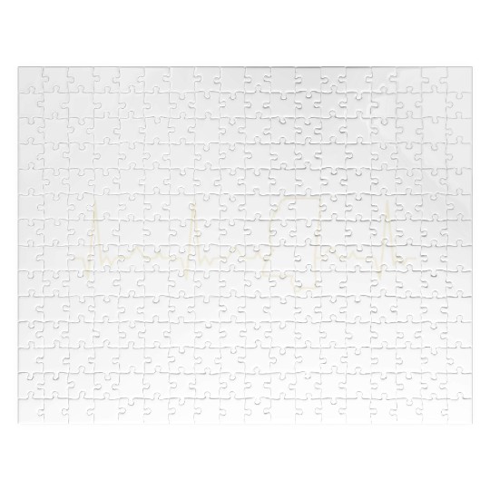 Mississippi State USA. Heart. Love. EKG. Pulse. Jigsaw Puzzles