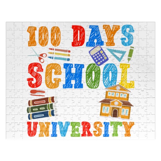 100 Days of School - Next Step University Jigsaw Puzzles