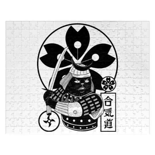 Samurai Cat Jigsaw Puzzles
