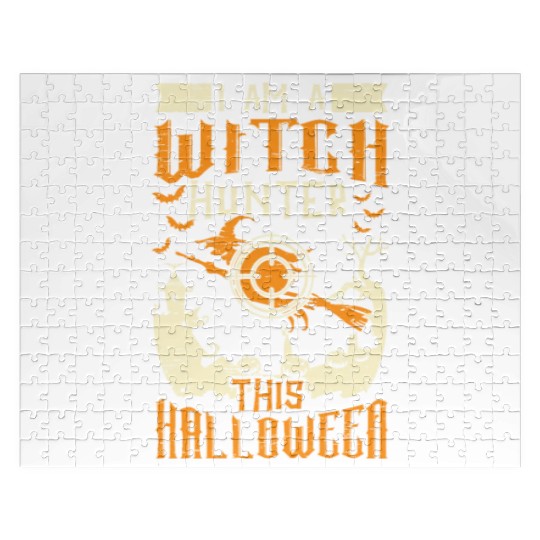 Witch Hunter Scary Witches Spooky Witch Halloween Jigsaw Puzzles