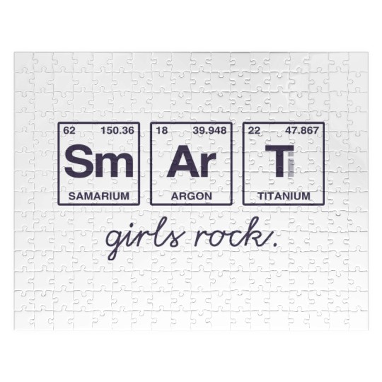 SMART GIRLS ROCK - Elements Periodic Table Jigsaw Puzzles
