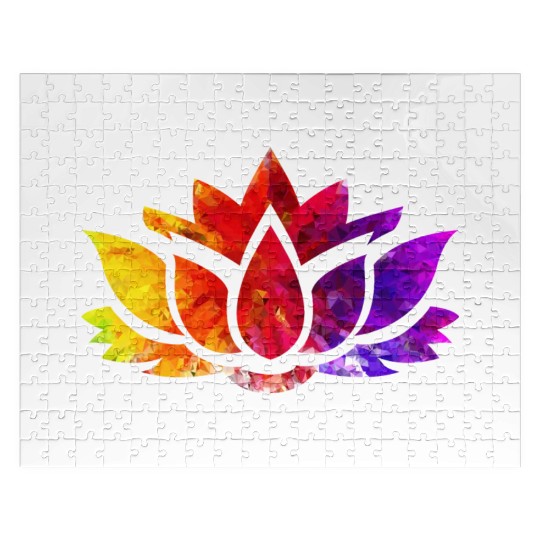 Rainbow Blossom: A Vibrant and Colorful Flower Jigsaw Puzzles