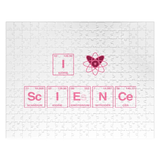 I LOVE SCIENCE - Periodic Table of Elements Jigsaw Puzzles