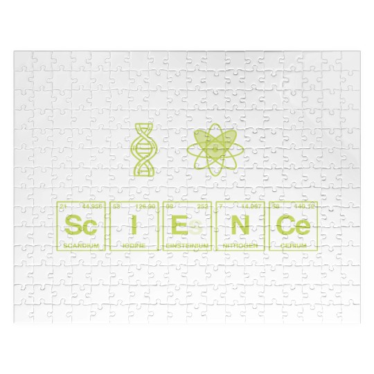I LOVE SCIENCE - Periodic Table of Elements Jigsaw Puzzles