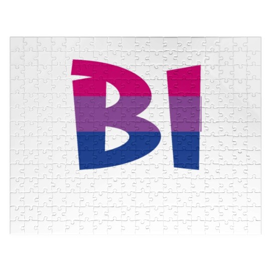 Being Bi Bisexual Pride Kawaii Cat Jigsaw Puzzles