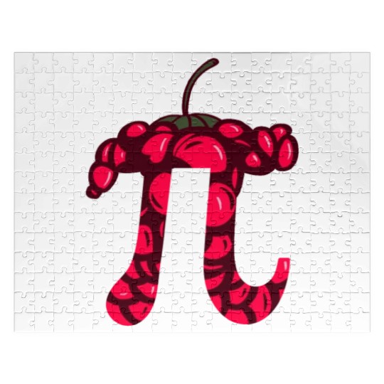 Raspberry Cake - Funny Pi Day Math Teacher Jigsaw Puzzles