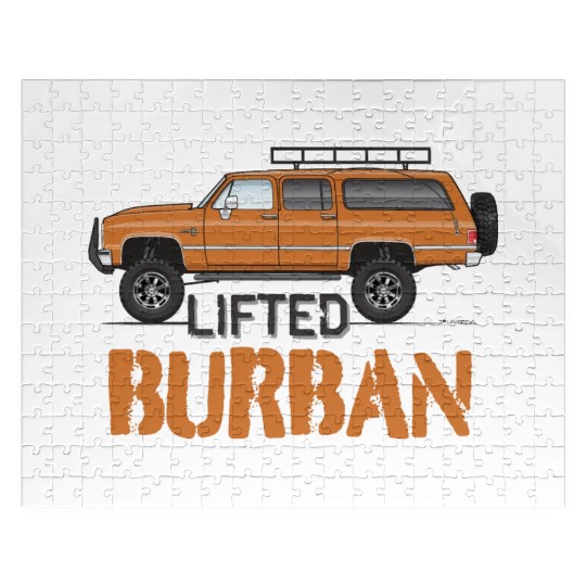 burban Burnt Orange Jigsaw Puzzles