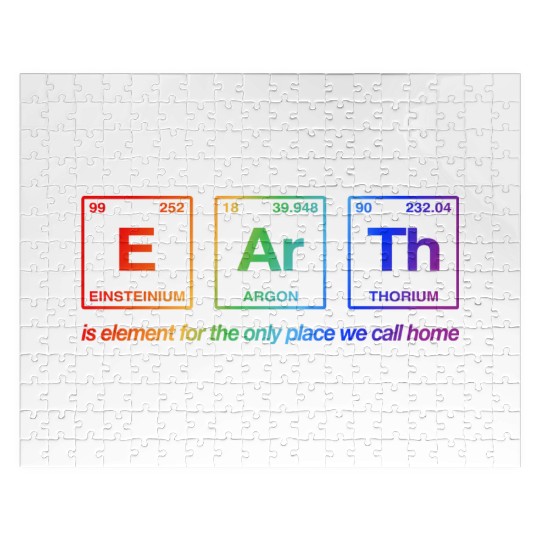 EARTH - elements of the periodic table LGBTQi+ Jigsaw Puzzles