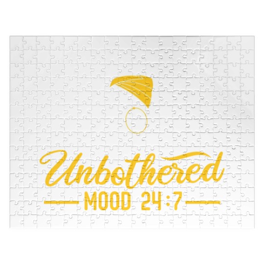 Unbothered Mood/Black Girl Magic/African American Jigsaw Puzzles