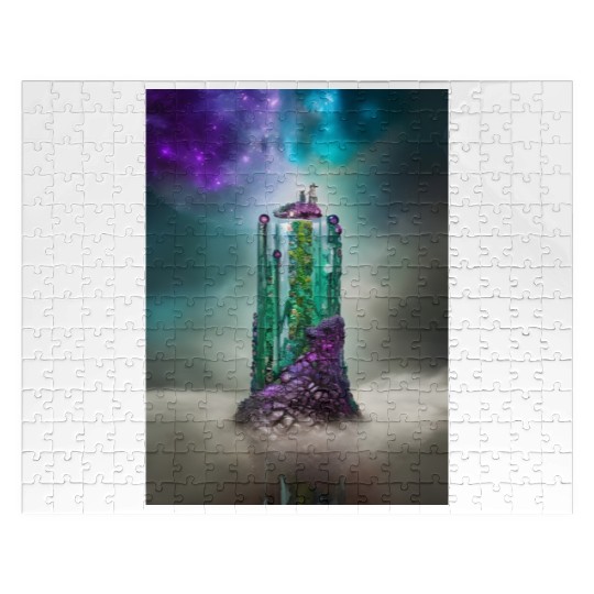 Cosmic Gemstone and Glass \|/ Universe Jigsaw Puzzles