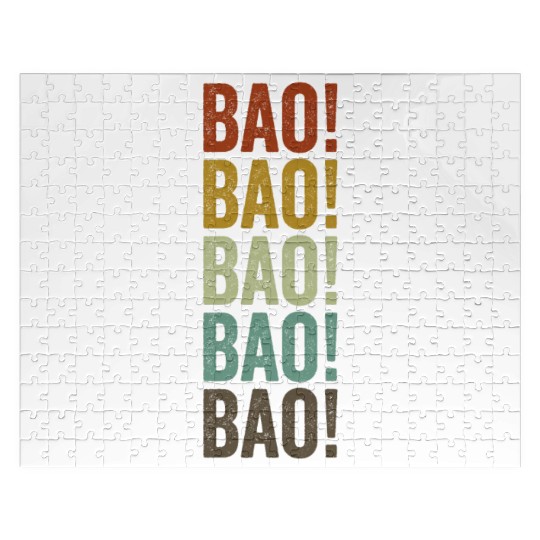 Bao! Dim Sum Lover Chinese Food Dumplings Bao Jigsaw Puzzles