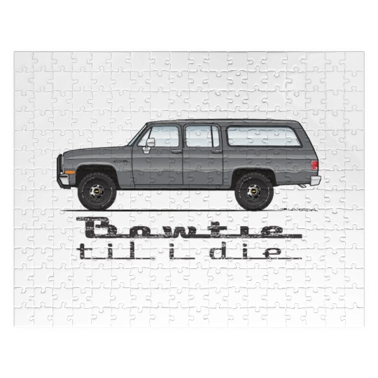 BOWTIE Charcoal Jigsaw Puzzles
