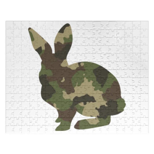 Bunny Camouflage Jigsaw Puzzles